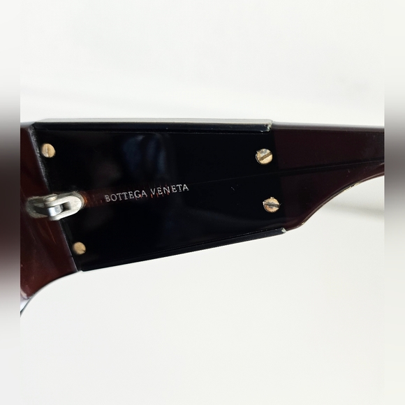 Bottega Veneta Brown Intrecciato Gradient Sunglasses - Picture 9 of 11